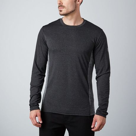 Power Fitness Tech Long-Sleeve T-Shirt // Black (XS)