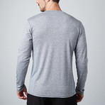 Power Fitness Tech Long-Sleeve T-Shirt // Gray (L)