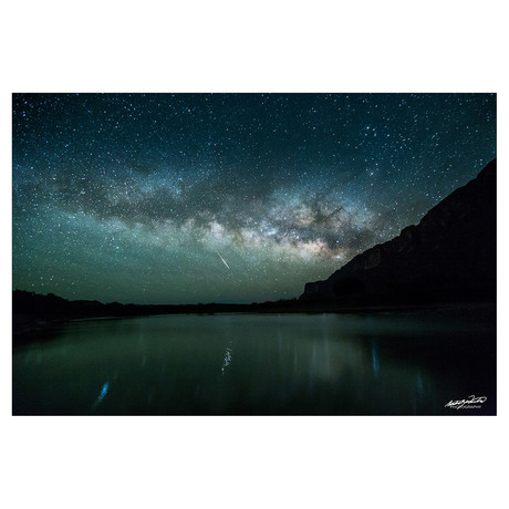 Milky Way Over The Rio Grande (20"W x 30"H 1.5"D)