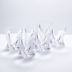 Aloha Glass Whiskey Decanter + 6 Tumblers