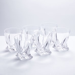 Calypso Glass Whiskey Tumblers // Set of 6