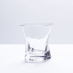 Contemporary Crystal Whiskey Glasses // Set of 6