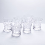 Bubbles Crystal Tumblers // Set of 6