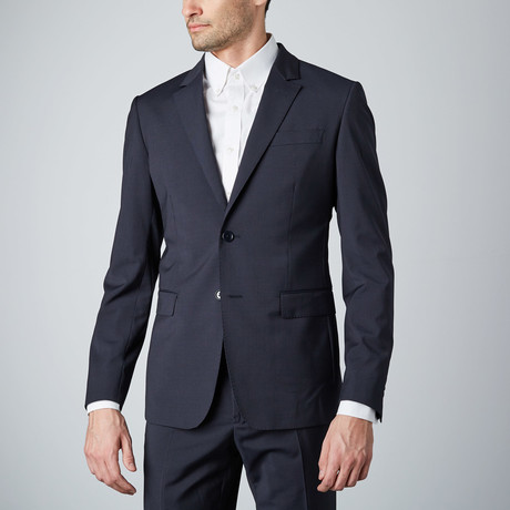 Moschino // Narrow Pinstripe 2-Button Wool Suit // Dark Grey (Euro: 48)