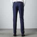 Solid 2-Button Wool Suit // Navy (Euro: 52)