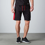 Color Block Short // Black + Red (M)