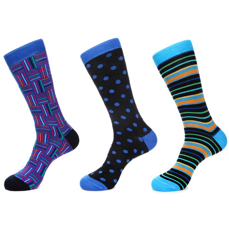 Spots and Stripes Sock Pack // Set of 3