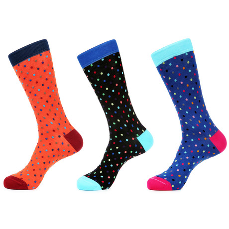 Spotted Sock Pack // Set of 3
