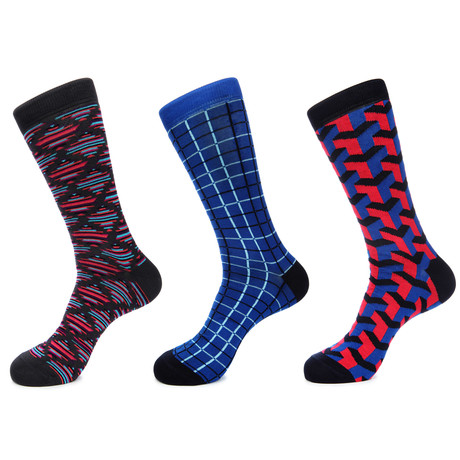 Medium Striped Sock Pack // Set of 3