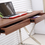 York // Office Desk (Walnut Veneer)