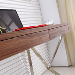 York // Office Desk (Walnut Veneer)