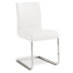 STELLA // Dining Chair (White Leather)