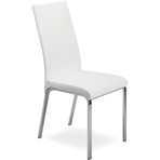 LOTO // Dining Chair (White Leather)