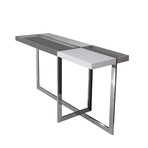 DOMINO // Console Table // High Gloss White