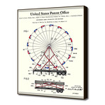 Amusement Ride Patent (16"W x 20"H x 2"D)