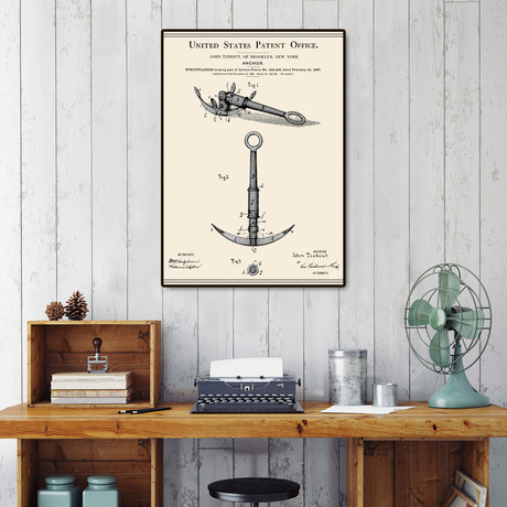 Anchor Patent (16"W x 20"H x 2"D)