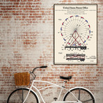 Amusement Ride Patent (16"W x 20"H x 2"D)