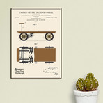 Thomas Edison Automobile Patent (16"W x 20"H x 2"D)
