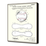 Baseball Patent (16"W x 20"H x 2"D)