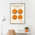 Basketball Patent (16"W x 20"H x 2"D)
