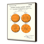 Basketball Patent (16"W x 20"H x 2"D)
