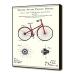 Bicycle Patent (16"W x 20"H x 2"D)
