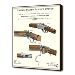 Breech Loading Rifle Patent (16"W x 20"H x 2"D)