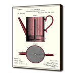 Coffee Press Patent (16"W x 20"H x 2"D)