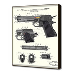 Colt 1911 Handgun Patent (16"W x 20"H x 2"D)