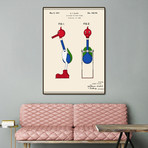 Drinking Bird Patent (16"W x 20"H x 2"D)