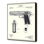 Handgun Patent (16"W x 20"H x 2"D)