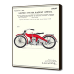 Motorcycle Patent (16"W x 20"H x 2"D)