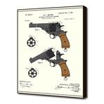 Automatic Revolver Patent (16"W x 20"H x 2"D)