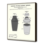 Cocktail Shaker Patent (16"W x 20"H x 2"D)