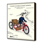 Motorcycle Sidecar Patent 1 (16"W x 20"H x 2"D)