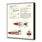 Space Shuttle Patent (16"W x 20"H x 2"D)