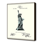 Statue of Liberty Patent (16"W x 20"H x 2"D)