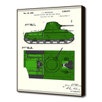 Tank Patent (16"W x 20"H x 2"D)