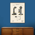 Telephone Patent (16"W x 20"H x 2"D)