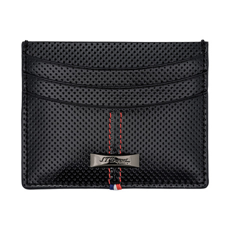 S.T. Dupont McLaren Defi Perforated Leather Card Holder