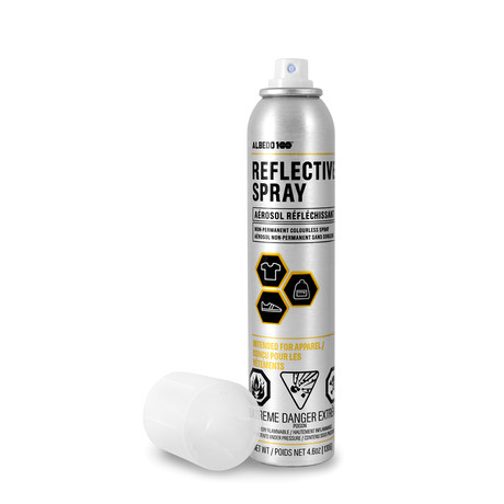 Non-Permanent Reflective Spray