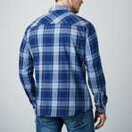 Flannel Shirt // Navy (M)