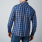 Long Sleeve Flannel Shirt // Blue (XL)