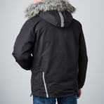 Winter Police Jacket // Black (L)