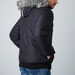 Winter Thermal Heat Lining Jacket // Charcoal (L)