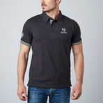 Short Sleeve Polo // Dark Mix Charcoal (M)