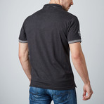 Short Sleeve Polo // Dark Mix Charcoal (M)