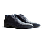 Gatwick Leather Snake Shoe // Blue (Euro: 40)