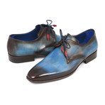 Hand-Painted Derby // Blue + Brown (Euro: 41)