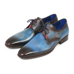 Hand-Painted Derby // Blue + Brown (Euro: 46)